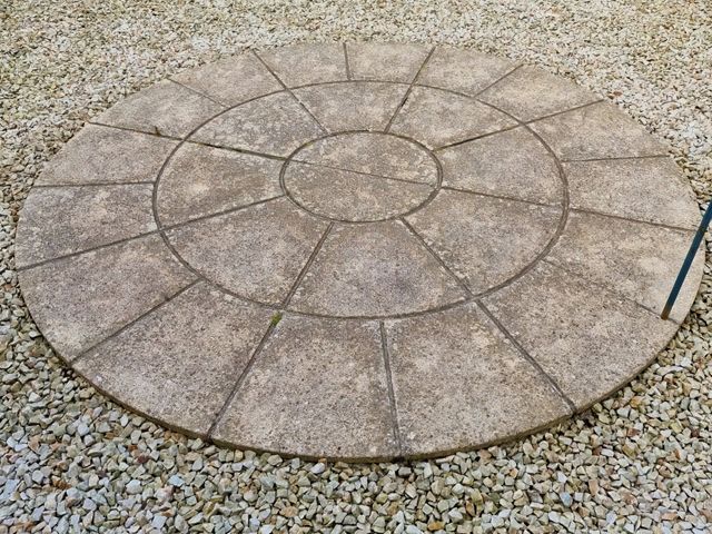 Patio before Cleaning