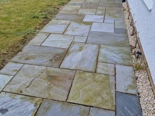Patio before Cleaning