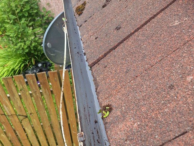 Gutter After Cleaning